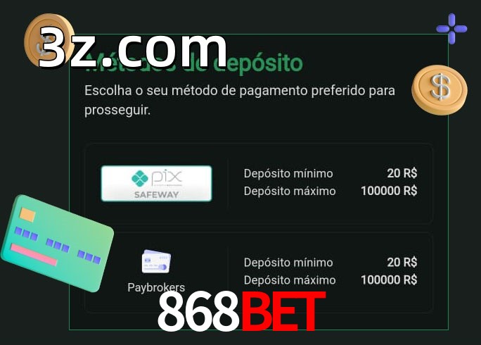 O cassino 868BETbet oferece uma grande variedade de métodos de pagamento